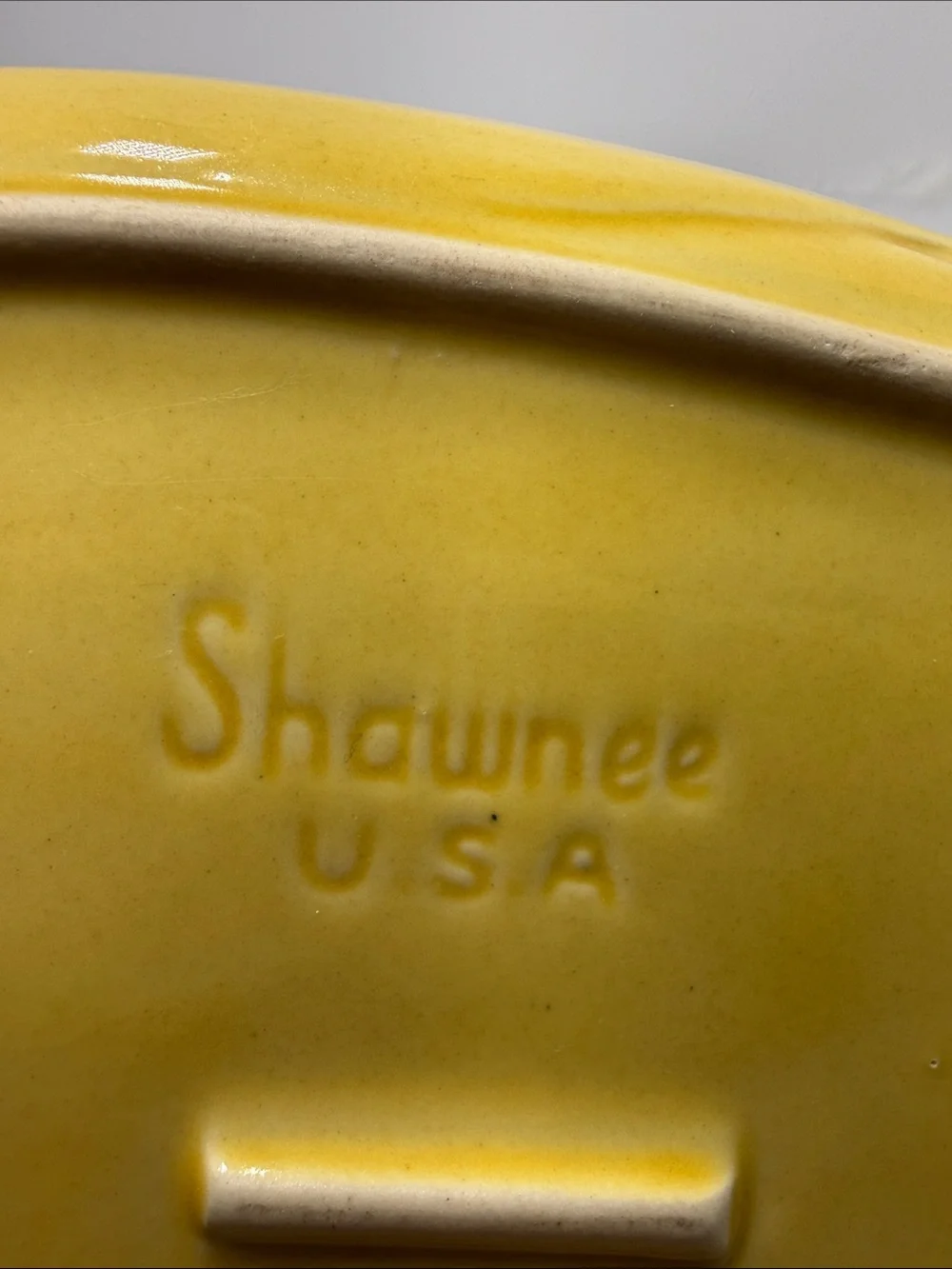 Vintage Lot of 2 Yellow and Green Corn-Shaped Ceramic Serving Platter